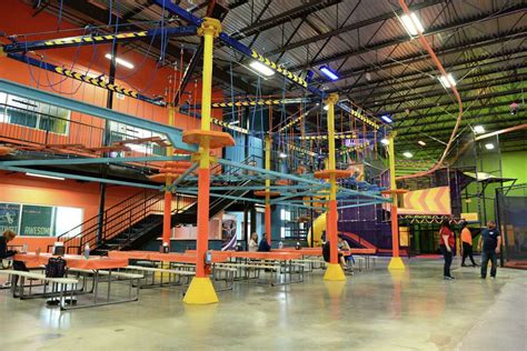 Urban air houston - Your Urban Air Houston Adventure Awaits. If you’re looking for the best year-round indoor amusements in the Houston Heights, TX area, Urban Air Trampoline and Adventure Park will be the perfect place. With new adventures behind every corner, we are the ultimate indoor playground for your entire family. Take your kids’ birthday party to the ... 